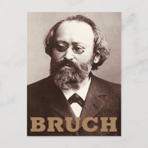 Max Bruch Postcard Postkarte