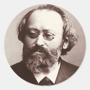 Max Bruch Runder Aufkleber