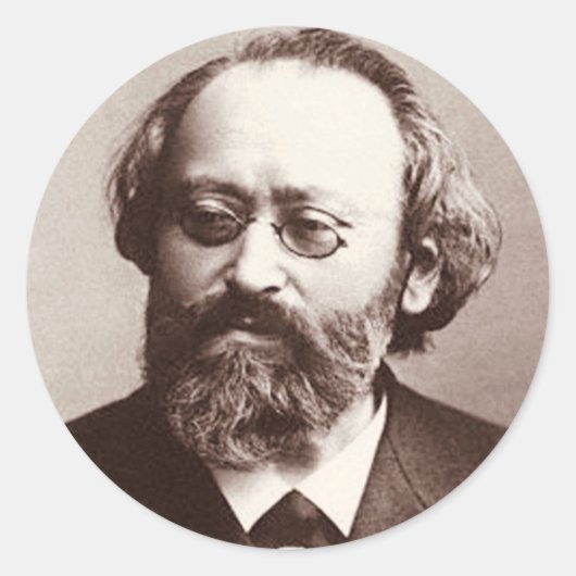 Max Bruch Runder Aufkleber (Vorderseite)