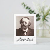 Max Bruch - Unterschrift Postkarte (Stehend Vorderseite)