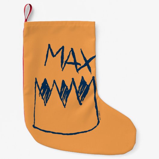 Max & Crown Sketch Kleiner Weihnachtsstrumpf (Vorderseite)