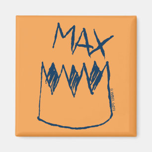 Max & Crown Sketch Magnet