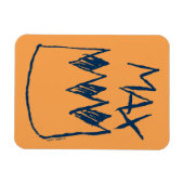 Max & Crown Sketch Magnet (Horizontal)