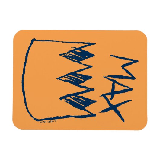 Max & Crown Sketch Magnet (Horizontal)