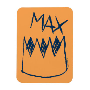 Max & Crown Sketch Magnet