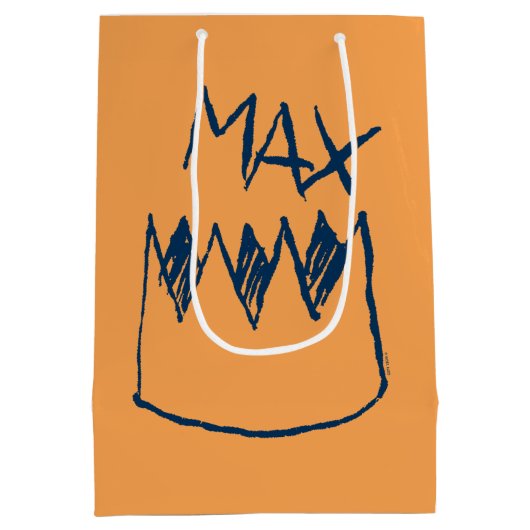 Max & Crown Sketch Mittlere Geschenktüte (Rückseite)