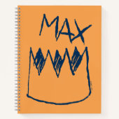 Max & Crown Sketch Notizblock (Vorderseite)
