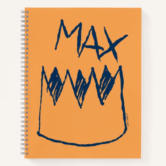 Max & Crown Sketch Notizblock (Vorderseite)