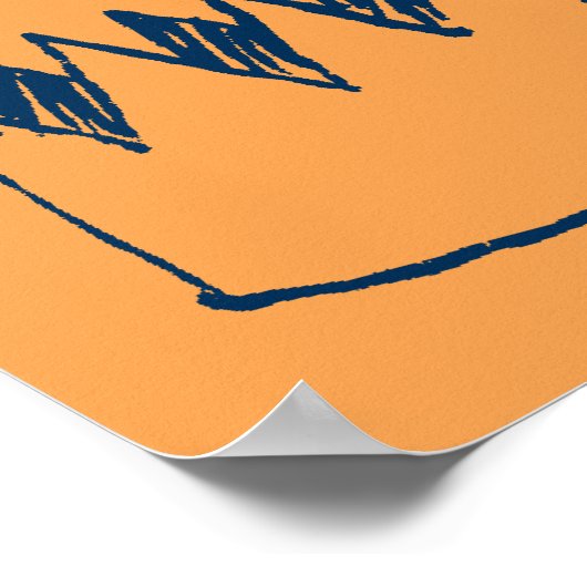 Max & Crown Sketch Poster (Ecke)