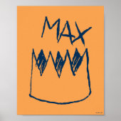 Max & Crown Sketch Poster (Vorne)