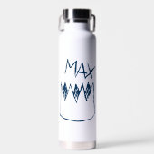 Max & Crown Sketch Trinkflasche (Vorne)