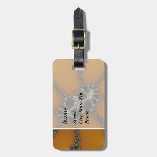 Max Delta Gepäckanhänger (Vorderseite vertikal)