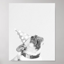 Max der französische Bulldog Poster