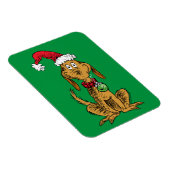 Max der Hund mit Santa-Hut Magnet (Rechte Seite)