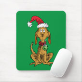 Max der Hund mit Santa-Hut Mousepad (Mit Mouse)