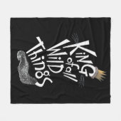 Max | Der König aller wilden Dinge Fleecedecke (Vorderseite (Horizontal))