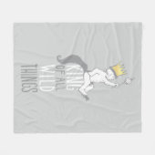 Max | Der König aller wilden Dinge Fleecedecke (Vorderseite (Horizontal))