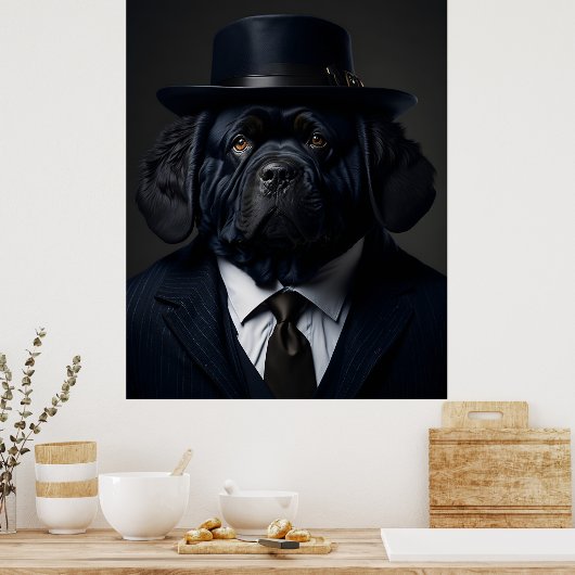 Max des Untergrund-Kampfflugzeugbosses. Poster (Küche)