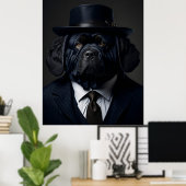 Max des Untergrund-Kampfflugzeugbosses. Poster (Heimbüro)