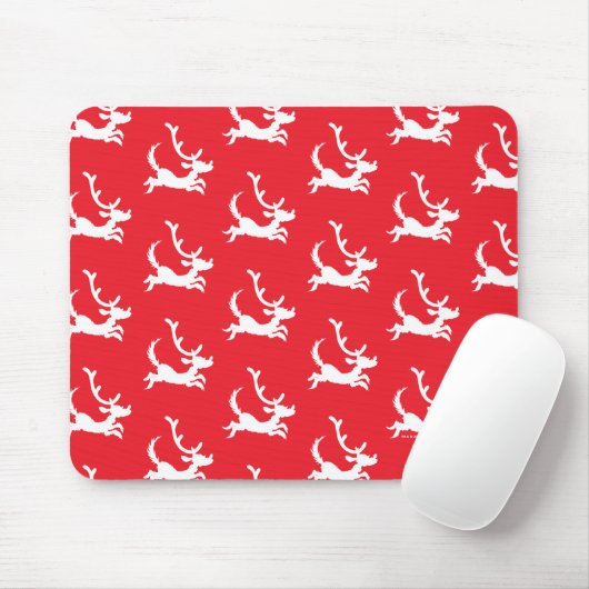 Max die Rentier-Silhouette Mousepad (Mit Mouse)