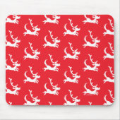 Max die Rentier-Silhouette Mousepad (Vorne)