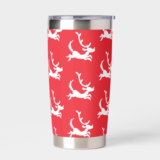 Max die Rentiersilhouette Thermobecher (Links)