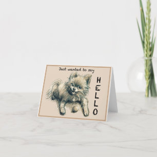 Max. Dog-Notecard Dankeskarte