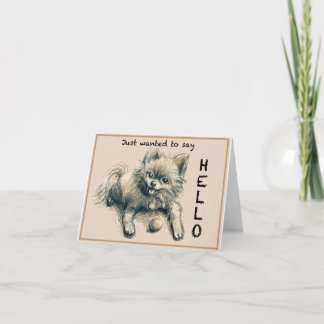 Max. Dog-Notecard Dankeskarte