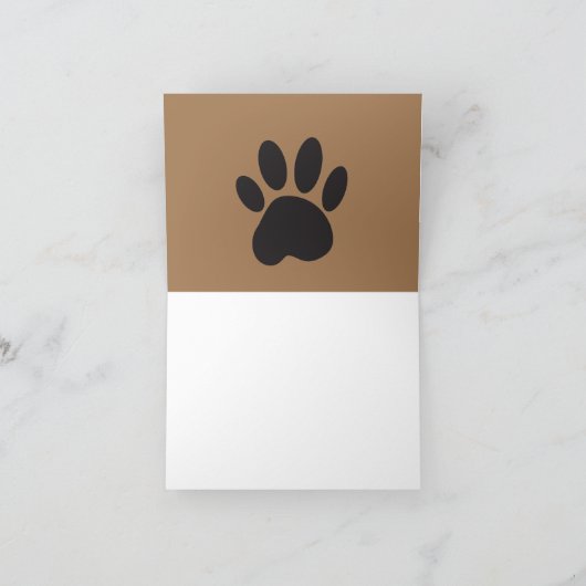 Max. Dog-Notecard Dankeskarte (Innenseite)