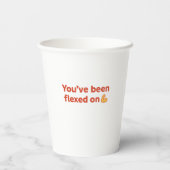 Max Effort Null Fortschritt - Bullios Gym-Serie Pappbecher (Rückseite)