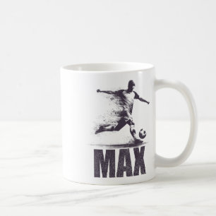 Max Fußball Jungen Personalisierter Vorname Max Kaffeetasse