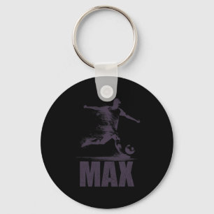 Max Fußball Jungen Personalisierter Vorname Max T- Schlüsselanhänger