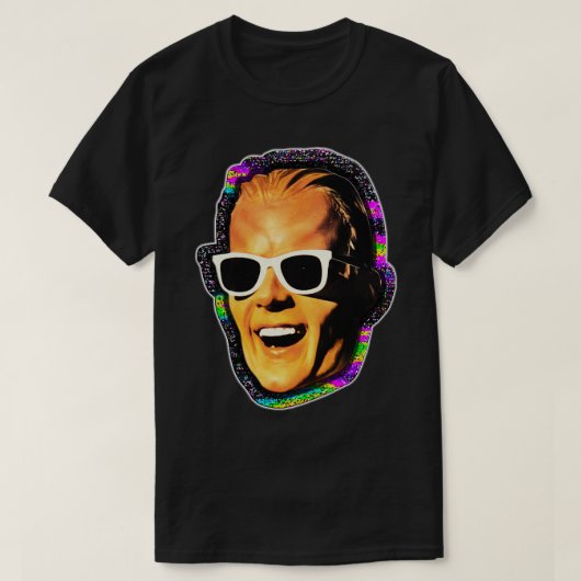 MAX HEADROOM 80er Cult TV Show T-Shirt (Design vorne)
