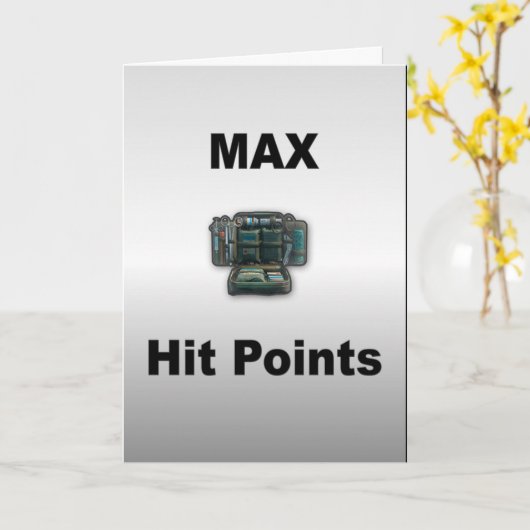 MAX Hit Points Karte (Gelbe Blume)
