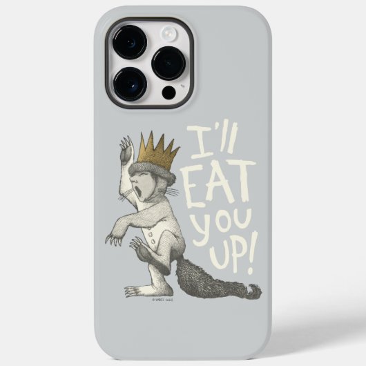 Max | Ich fress dich auf! Case-Mate iPhone Hülle (Rückseite)