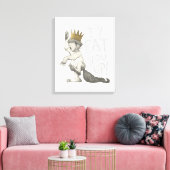 Max | Ich werde dich aufessen! Leinwanddruck (Insitu (Wohnzimmer))