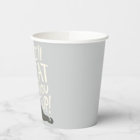 Max | Ich werde dich aufessen! Pappbecher (Links)