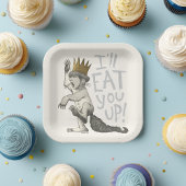 Max | Ich werde dich aufessen! Pappteller