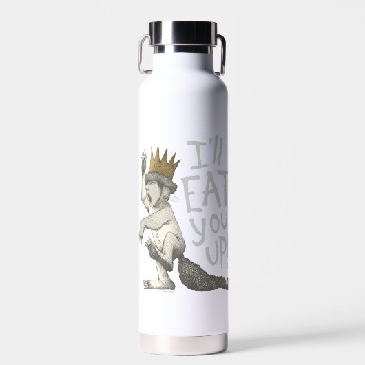 Max | Ich werde dich aufessen! Trinkflasche (Vorne)