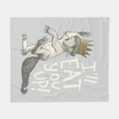 Max | I'll Eat You Up! Fleecedecke (Vorderseite (Horizontal))