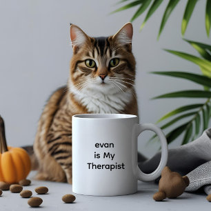 Max ist mein Therapeut – Emotionaler Unterstützung Kaffeetasse