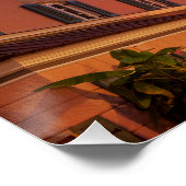 Max-Josefs-Platz und Nepumukbrunnen  bei Abenddämm Poster (Ecke)