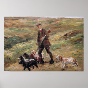 Max Liebermann Hunter in den Dünen Poster