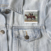 Max Liebermann: Zwei Reiter am Strand Kunst Button (Beispiel)