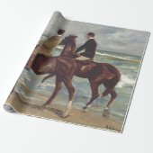 Max Liebermann: Zwei Reiter am Strand Kunst Geschenkpapier (Ungerollt)