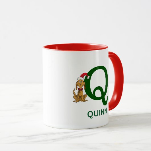 Max. | Name & Monogramm Q Tasse (VorderseiteRechts)