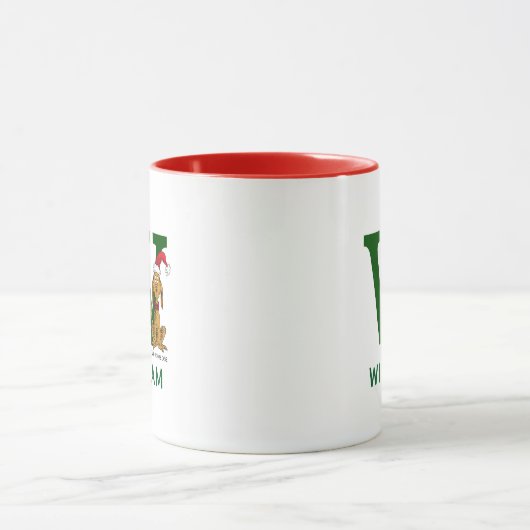 Max. | Name & Monogramm W Tasse (Zentrum)