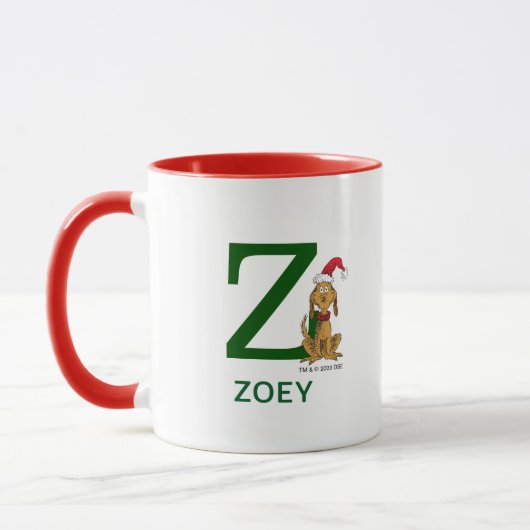 Max. | Name & Monogramm Z Tasse (Links)