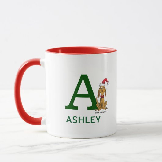 Max. | Name und Monogramm A Tasse (Links)