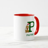 Max. | Name und Monogramm P Tasse (VorderseiteRechts)